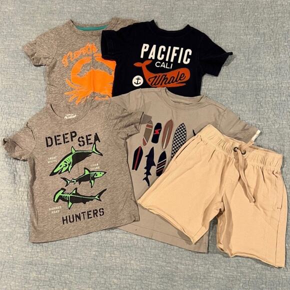 Boys Size 4 Summer Clothing Bundle - Carter's, OshKosh, & Gymboree - Picture 1 of 12